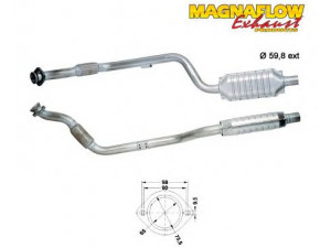 MAGNAFLOW 85048D katalizatoriaus keitiklis 
 Išmetimo sistema -> Katalizatoriaus keitiklis
2024906519