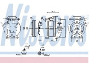 NISSENS 89278 kompresorius, oro kondicionierius 
 Oro kondicionavimas -> Kompresorius/dalys
97701-2B101, 97701-2B150, 97701-2B151