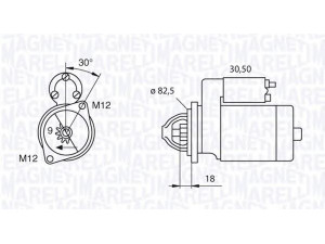MAGNETI MARELLI 063521101380 starteris 
 Elektros įranga -> Starterio sistema -> Starteris
068911024F