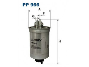 FILTRON PP966 kuro filtras 
 Filtrai -> Kuro filtras
46531688, 46737091, 46786875, 71736117