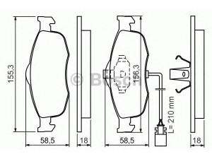 BOSCH 0 986 460 971 stabdžių trinkelių rinkinys, diskinis stabdys 
 Techninės priežiūros dalys -> Papildomas remontas
1073732, 1095202, 5028168, 5029148