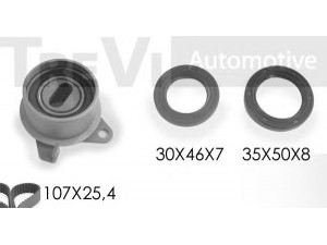 TREVI AUTOMOTIVE KD1428S paskirstymo diržo komplektas 
 Techninės priežiūros dalys -> Papildomas remontas
