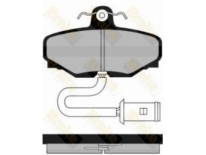 Brake ENGINEERING PA382 stabdžių trinkelių rinkinys, diskinis stabdys 
 Techninės priežiūros dalys -> Papildomas remontas
JLM603, JLM603