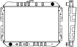 SAKURA  Automotive 1301-0222 radiatorius, variklio aušinimas