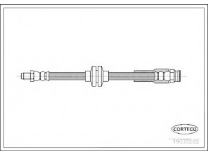 CORTECO 19035282 stabdžių žarnelė
4806G7