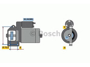 BOSCH 0 001 139 001 starteris
12 41 7 798 006, 12 41 7 812 034
