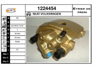 SNRA 1224454 stabdžių apkaba 
 Dviratė transporto priemonės -> Stabdžių sistema -> Stabdžių apkaba / priedai
1H0615124C