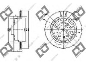 DJ PARTS BD1161 stabdžių diskas 
 Stabdžių sistema -> Diskinis stabdys -> Stabdžių diskas
34211155501, 34211162967, 34211163138