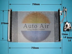 AUTO AIR GLOUCESTER 16-1078 kondensatorius, oro kondicionierius 
 Oro kondicionavimas -> Kondensatorius
976063K160, 976063L180