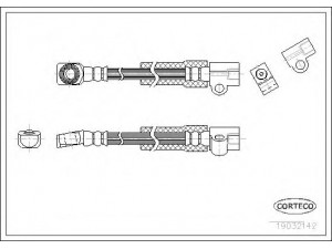 CORTECO 19032142 stabdžių žarnelė 
 Stabdžių sistema -> Stabdžių žarnelės
562344, 90236355, 562344, 90236355