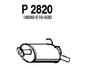 FENNO P2820 galinis duslintuvas 
 Išmetimo sistema -> Duslintuvas
18030-S10A00