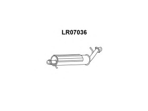 VENEPORTE LR07036 priekinis duslintuvas 
 Išmetimo sistema -> Duslintuvas
ESR3194, ESR3195, WCE104310, WCE104311