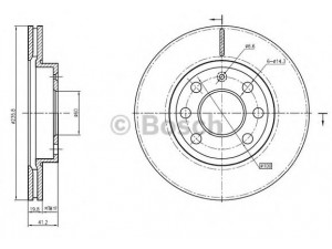 BOSCH 0 986 BB4 327 stabdžių diskas 
 Stabdžių sistema -> Diskinis stabdys -> Stabdžių diskas
569021, 569021, 96 574 633