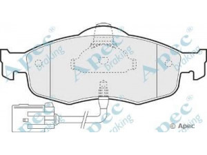 APEC braking PAD802 stabdžių trinkelių rinkinys, diskinis stabdys 
 Techninės priežiūros dalys -> Papildomas remontas
1022078, 1022079, 1073732, 1079348