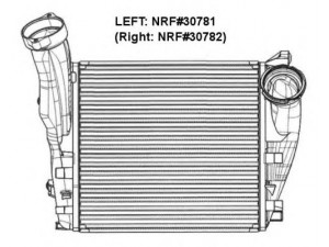 NRF 30781 tarpinis suslėgto oro aušintuvas, kompresorius 
 Variklis -> Oro tiekimas -> Įkrovos agregatas (turbo/superįkrova) -> Tarpinis suslėgto oro aušintuvas
7L5145803B, 7L5145803C, 7L5145803D