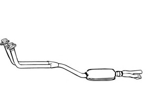 WALKER 18508 priekinis duslintuvas