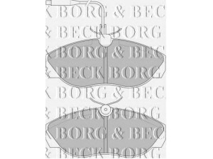 BORG & BECK BBP1719 stabdžių trinkelių rinkinys, diskinis stabdys 
 Techninės priežiūros dalys -> Papildomas remontas
425224, 425226, 425455, E172354