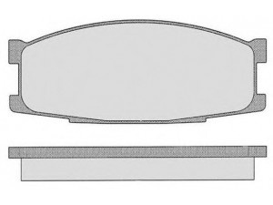 RAICAM RA.0746.0 stabdžių trinkelių rinkinys, diskinis stabdys
MB295887
