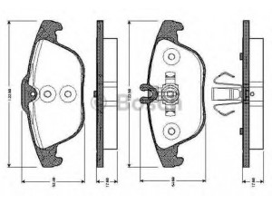 BOSCH 0 986 TB3 049 stabdžių trinkelių rinkinys, diskinis stabdys 
 Techninės priežiūros dalys -> Papildomas remontas
005 420 07 20, 005 420 42 20, 005 420 43 20