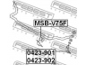 FEBEST MSB-V75F skersinio stabilizatoriaus įvorių komplektas 
 Ašies montavimas/vairavimo mechanizmas/ratai -> Stabilizatorius/fiksatoriai -> Sklendės
MR374520