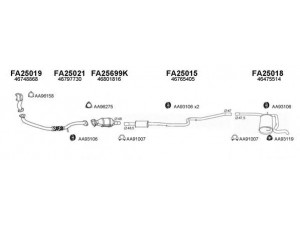 VENEPORTE 250375 išmetimo sistema 
 Išmetimo sistema -> Išmetimo sistema, visa