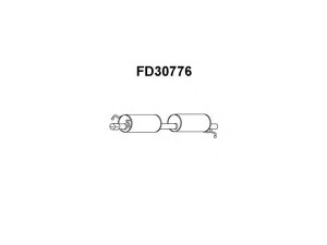 VENEPORTE FD30776 galinis duslintuvas 
 Išmetimo sistema -> Duslintuvas
1518335, 1523589, 4042093, 4091831