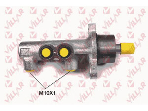 VILLAR 621.2331 pagrindinis cilindras, stabdžiai 
 Stabdžių sistema -> Pagrindinis stabdžių cilindras
558056, 558128, 558182, 558187