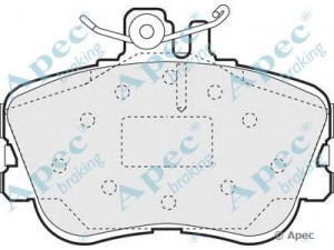 APEC braking PAD805 stabdžių trinkelių rinkinys, diskinis stabdys 
 Techninės priežiūros dalys -> Papildomas remontas
0024202120, 0024202220