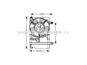 AVA QUALITY COOLING DW7512 ventiliatorius, radiatoriaus 
 Aušinimo sistema -> Radiatoriaus ventiliatorius
93740543, 93740674, 96536520