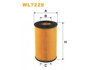 WIX FILTERS WL7228 alyvos filtras 
 Techninės priežiūros dalys -> Techninės priežiūros intervalai
5650319, 90540460, 90570368, 4772166