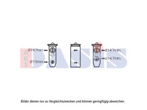 AKS DASIS 840247N išsiplėtimo vožtuvas, oro kondicionavimas 
 Oro kondicionavimas -> Vožtuvai
976263K000