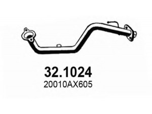 ASSO 32.1024 išleidimo kolektorius 
 Išmetimo sistema -> Išmetimo vamzdžiai
20010AX605, 20010AX60A