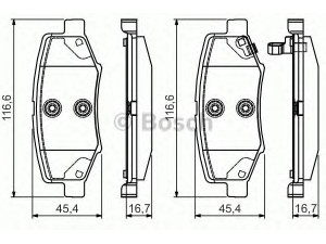 BOSCH 0 986 495 155 stabdžių trinkelių rinkinys, diskinis stabdys 
 Techninės priežiūros dalys -> Papildomas remontas
68003 776AA, 68003776AA, 68003 776AA