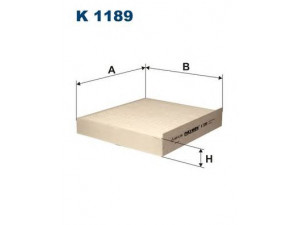 FILTRON K1189 filtras, salono oras 
 Techninės priežiūros dalys -> Techninės priežiūros intervalai
52408346, 77363481, 71754158, 71765055