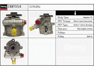 DELCO REMY DSP354 hidraulinis siurblys, vairo sistema 
 Vairavimas -> Vairo pavara/siurblys