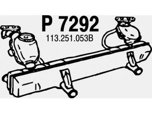 FENNO P7292 galinis duslintuvas 
 Išmetimo sistema -> Duslintuvas
113251053B