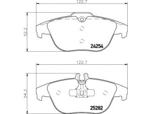 HELLA PAGID 8DB 355 016-281 stabdžių trinkelių rinkinys, diskinis stabdys 
 Techninės priežiūros dalys -> Papildomas remontas
0054204920, 0054205120, 0074206120