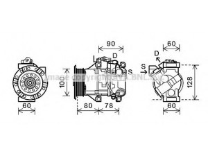 AVA QUALITY COOLING TOK618 kompresorius, oro kondicionierius 
 Oro kondicionavimas -> Kompresorius/dalys
883100D230, 883100D231, 883100D232