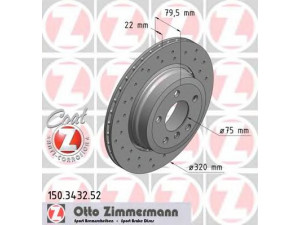 ZIMMERMANN 150.3432.52 stabdžių diskas 
 Dviratė transporto priemonės -> Stabdžių sistema -> Stabdžių diskai / priedai
3421 3 332 217