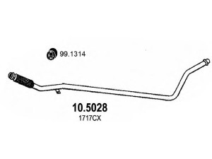 ASSO 10.5028 išleidimo kolektorius 
 Išmetimo sistema -> Išmetimo vamzdžiai
1717CX, 17410YV010, 1717CX, 17410YV010