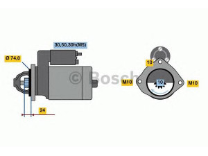 BOSCH 0 986 022 930 starteris 
 Elektros įranga -> Starterio sistema -> Starteris
12 41 7 787 354, 12 41 7 787 356