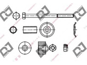 DJ PARTS DL1322 šarnyro stabilizatorius 
 Ašies montavimas/vairavimo mechanizmas/ratai -> Stabilizatorius/fiksatoriai -> Savaime išsilyginanti atrama
48822-87401, 4882287401