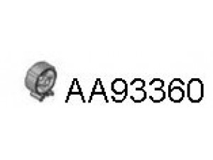 VENEPORTE AA93360 guminė juosta, išmetimo sistema
9674325180