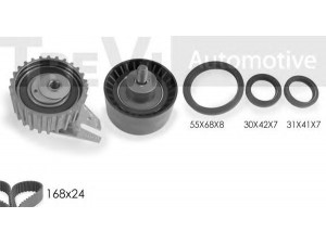TREVI AUTOMOTIVE KD1232S paskirstymo diržo komplektas 
 Techninės priežiūros dalys -> Papildomas remontas
