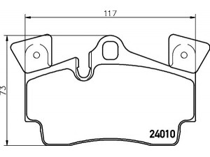HELLA PAGID 8DB 355 011-471 stabdžių trinkelių rinkinys, diskinis stabdys 
 Techninės priežiūros dalys -> Papildomas remontas
7L5698451, 95535293950, 7L5698451