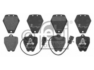 FEBI BILSTEIN 16999 stabdžių trinkelių rinkinys, diskinis stabdys 
 Techninės priežiūros dalys -> Papildomas remontas
4A0 698 151 B, 4A0 698 151 D