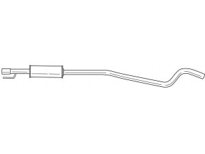 AKS DASIS SG40494 vidurinis duslintuvas