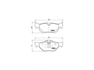 BREMBO P 06 038 stabdžių trinkelių rinkinys, diskinis stabdys 
 Techninės priežiūros dalys -> Papildomas remontas
34121288891, 34121288892, 34121288893