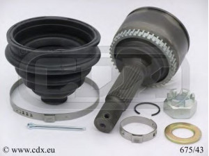CDX 675/43 jungčių komplektas, kardaninis velenas 
 Ratų pavara -> Sujungimai/komplektas