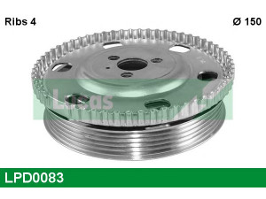 LUCAS ENGINE DRIVE LPD0083 skriemulys, alkūninis velenas 
 Diržinė pavara -> Dirželio skriemulys
46548458, 55181620, 55217836, 46548458